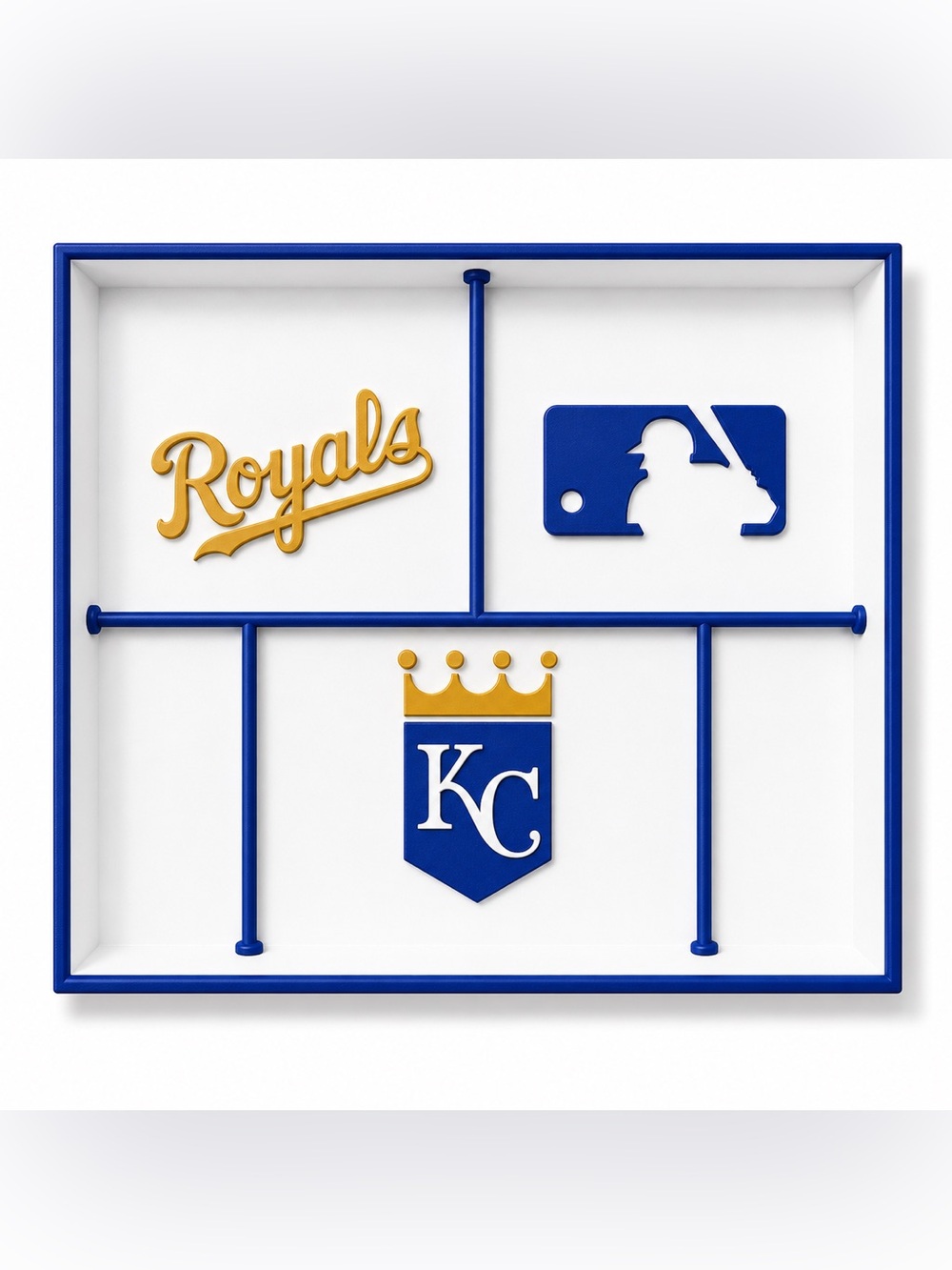 Kansas City Royals MLB Pocket Dump Tray - For Keys, Wallet, Money, Etc